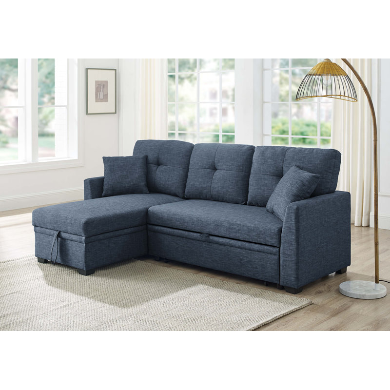 Wade Logan® Barrientez 85'' Upholstered Sleeper Sofa & Reviews Wayfair